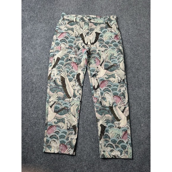 Mens Maison Article Bird Wave Pattern Jacket Pants Matching Set, Size L - Picture 3 of 13